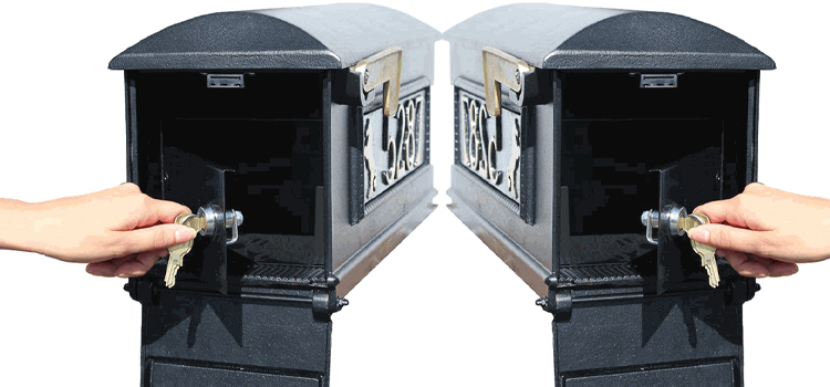 Granite Bay Residential Mailboxes With Lock